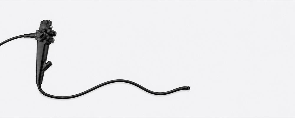 やわらかく曲がる軟性内視鏡(胃カメラ)